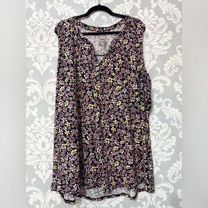 4/$25 • Lily Morgan Floral Print Sleeveless Top